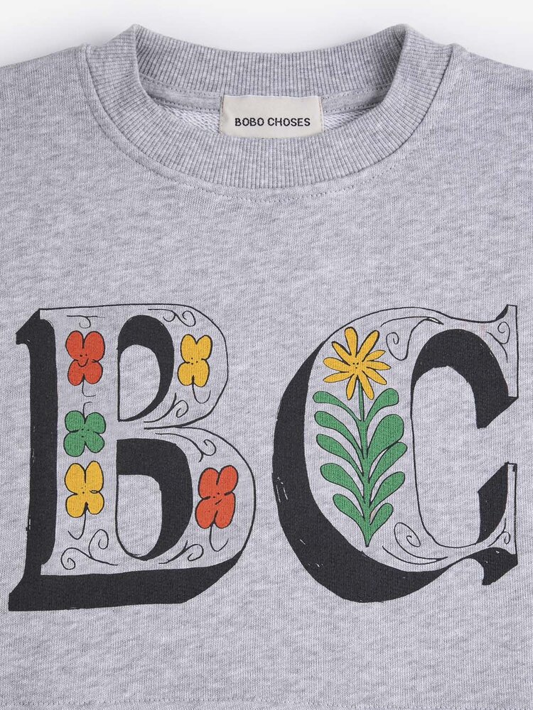 Bobo Choses Spring Letters cropped sweatshirt