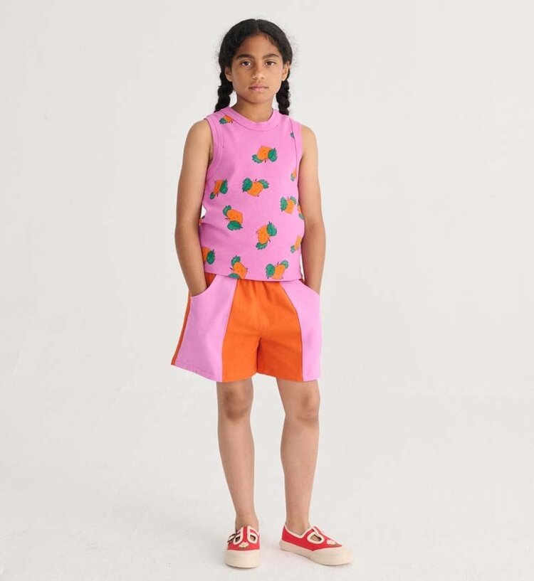Bobo Choses Tangerine all-over tank top