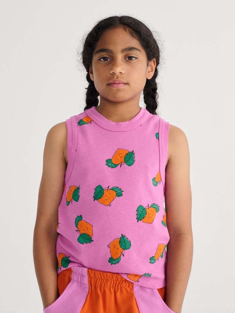 Bobo Choses Tangerine all-over tank top