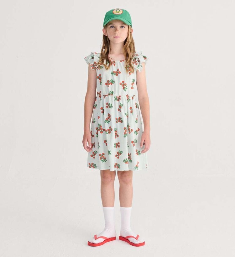 Bobo Choses  Juicy Tomatoes all over ruffled dress