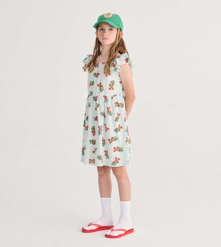 Bobo Choses  Juicy Tomatoes all over ruffled dress