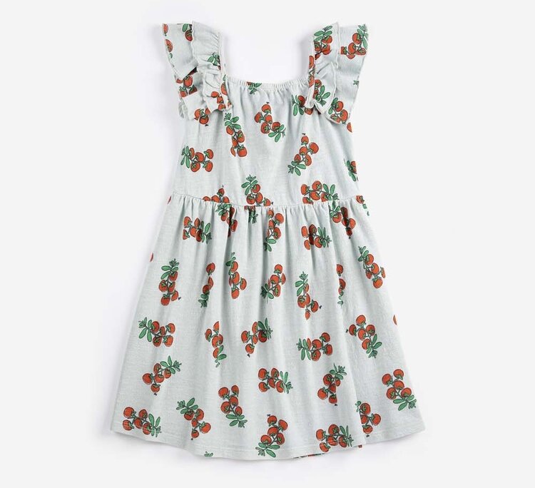 Bobo Choses  Juicy Tomatoes all over ruffled dress