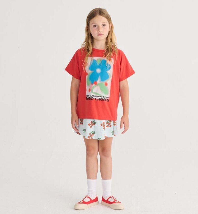 Bobo Choses Juicy Tomatoes all over skirt