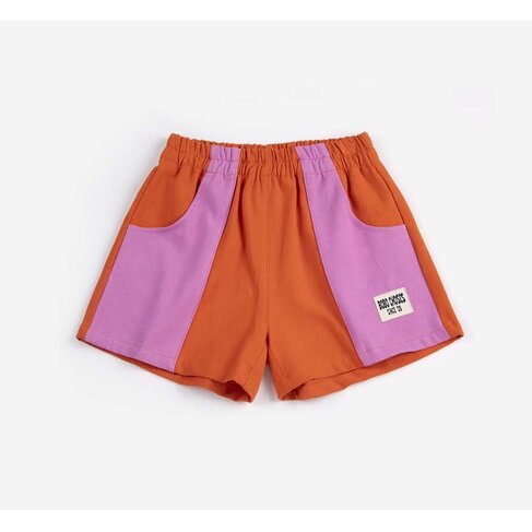 Bobo Choses Bobo Choses color Block woven shorts