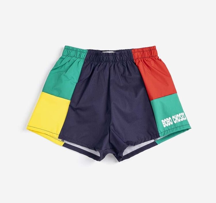 Bobo Choses Bobo Choses color block swim trunks