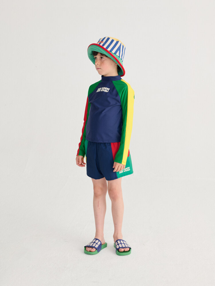 Bobo Choses Bobo Choses color block swim trunks