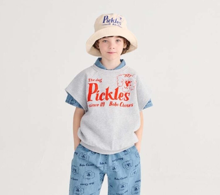 Bobo Choses Pickles The Dog sleeveless sweatshirt