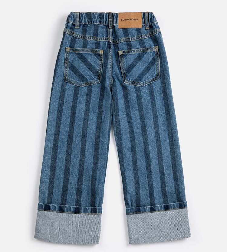Bobo Choses  Pickles The Dog Striped denim pants