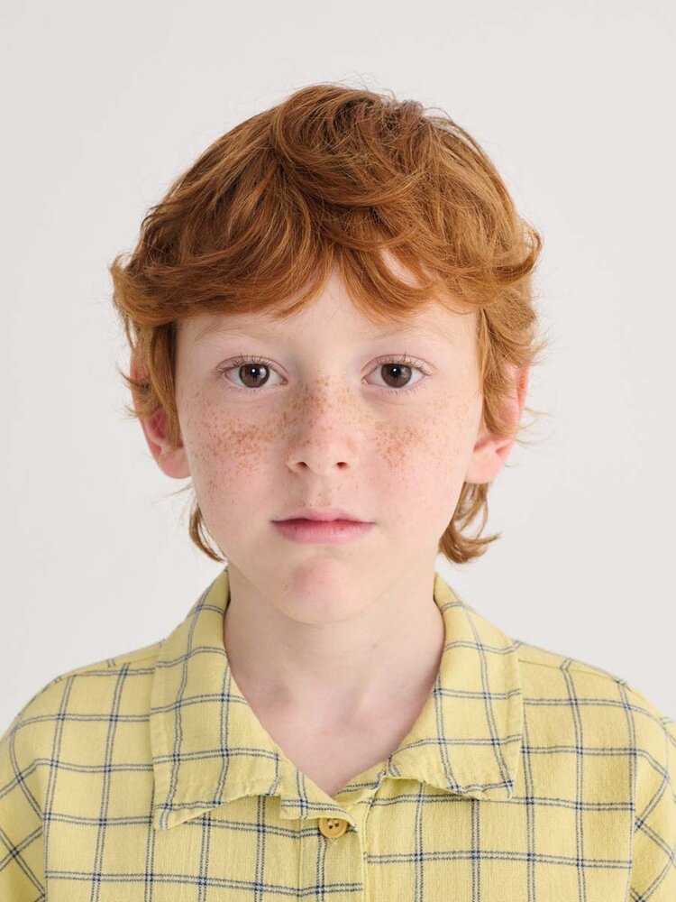 Bobo Choses Spicy Window Pane woven shirt