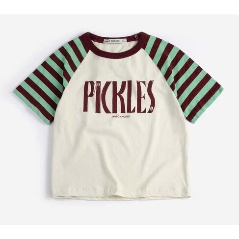 Bobo Choses Spicy Pickles raglan T-shirt
