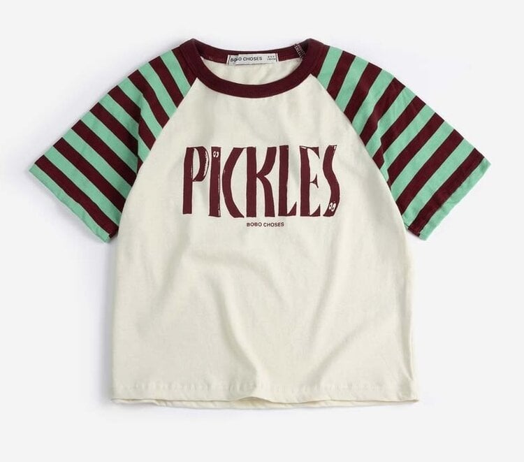 Bobo Choses Spicy Pickles raglan T-shirt