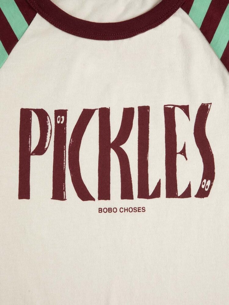 Bobo Choses Spicy Pickles raglan T-shirt