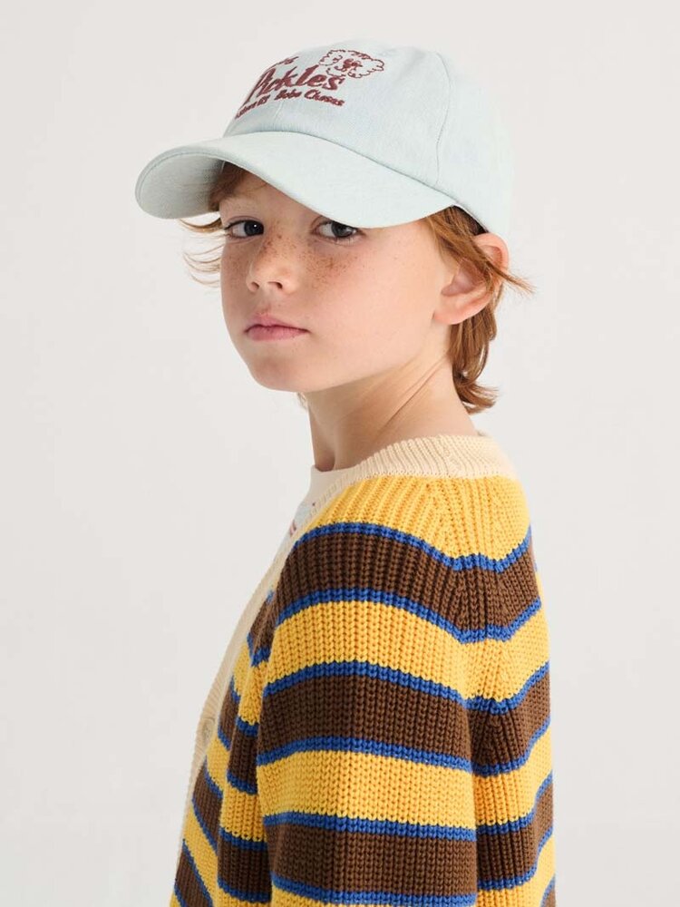 Bobo Choses Pickles The Dog denim cap