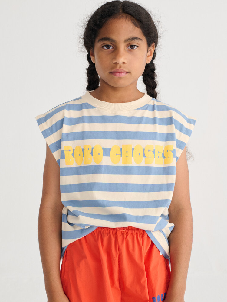 Bobo Choses  Bobo Choses Modern striped sleeveless T-shirt