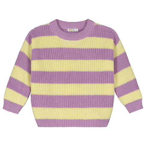 Yuki kidswear Stripes Knitted Sweater - Ice Cream