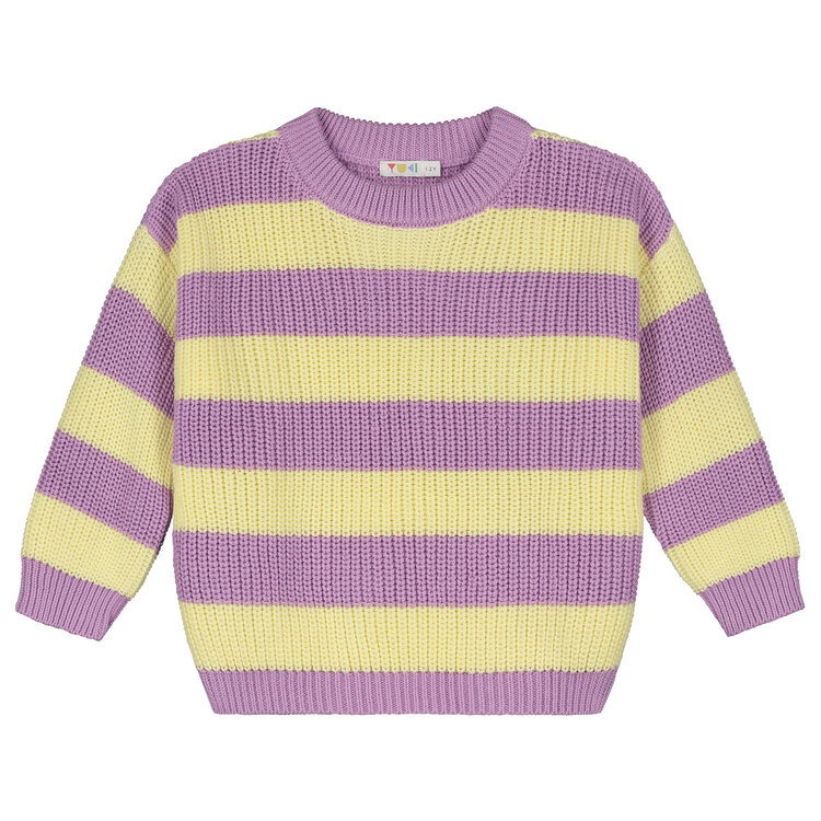 Yuki kidswear Stripes Knitted Sweater - Ice Cream
