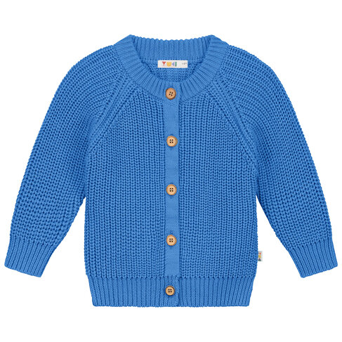 Yuki kidswear Raglan Cardigan - Azure