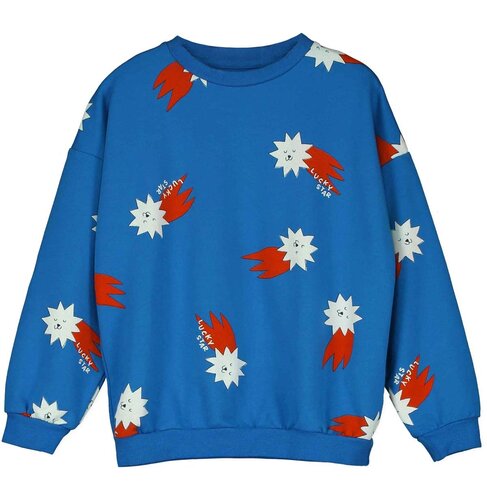 Lotiekids Sweatshirt - Lucky Red Stars Allover