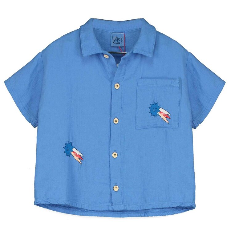 Lotiekids Light Cotton Shirt - Lucky Star Embroidery