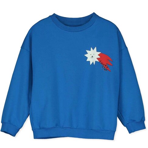 Lotiekids Sweatshirt Small Lucky Star - Royal Blue