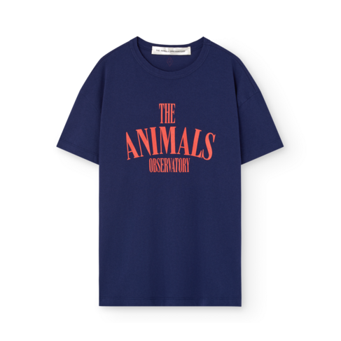 The Animal Observatory Salmon Woman T-shirt - Deep Blue