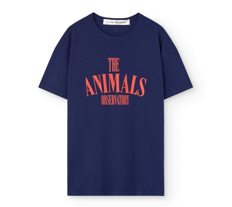 The Animal Observatory Salmon Woman T-shirt - Deep Blue