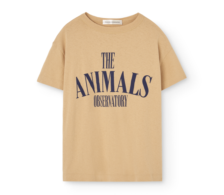 The Animal Observatory Pupfish T-shirt - Soft Brown