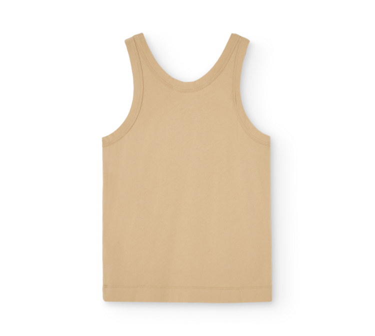 The Animal Observatory Frog Tank Top - Soft Brown