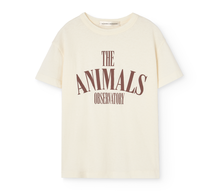 The Animal Observatory Pupfish T-shirt - Raw White