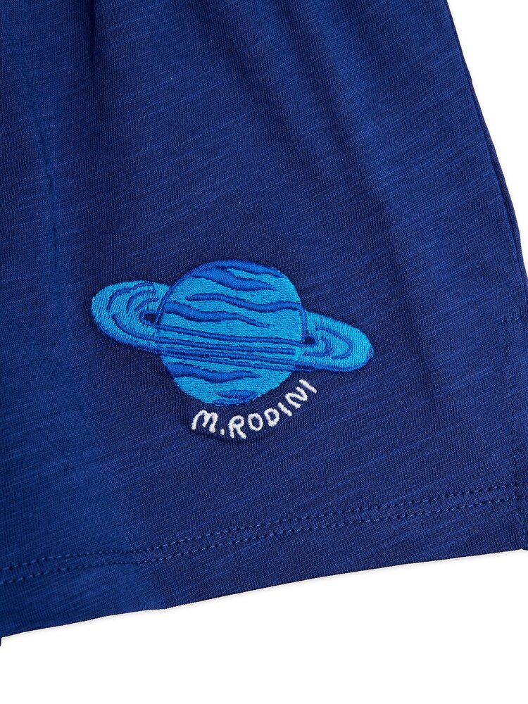 Mini Rodini Planet emb shorts - blue
