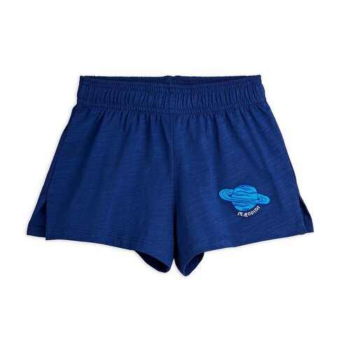 Mini Rodini Planet emb shorts - blue
