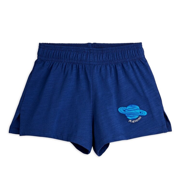 Mini Rodini Planet emb shorts - blue