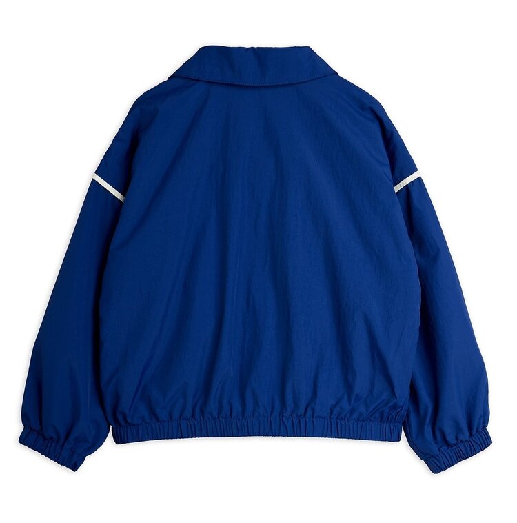 Mini Rodini Planet emb nylon jacket - blue