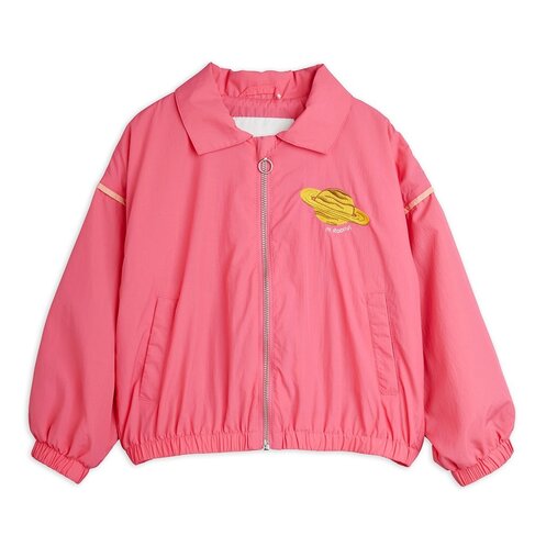 Mini Rodini Planet emb nylon jacket -  Pink