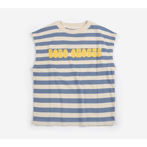 Bobo Choses Bobo Choses Modern striped sleeveless T-shirt