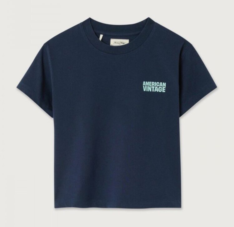 American Vintage GIXY t-shirts - Navy