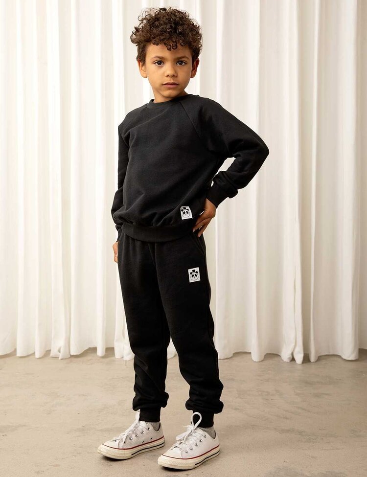 Mini Rodini Basic Solid Sweatpants - Black