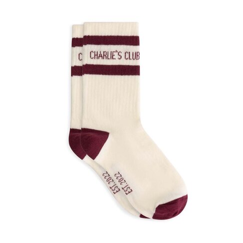 Charlie Petite Luca Socks - Bordeaux