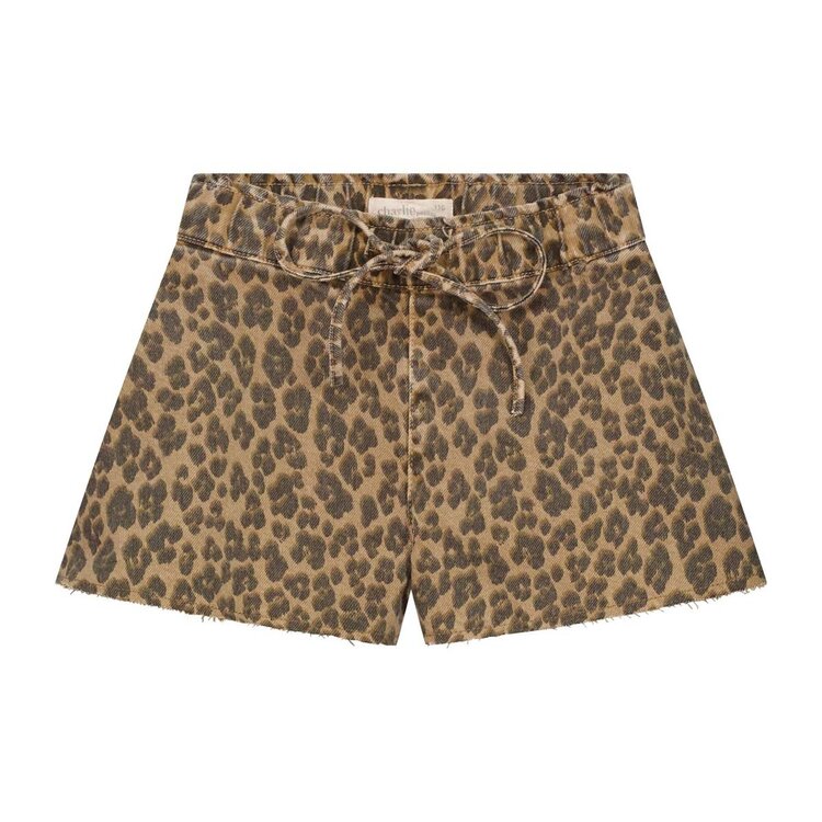 Charlie Petite Phillou Short - Leopard Print