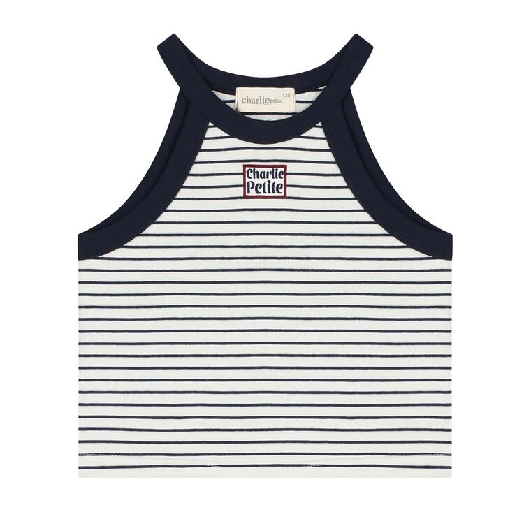 Charlie Petite Naylee Singlet - Navy