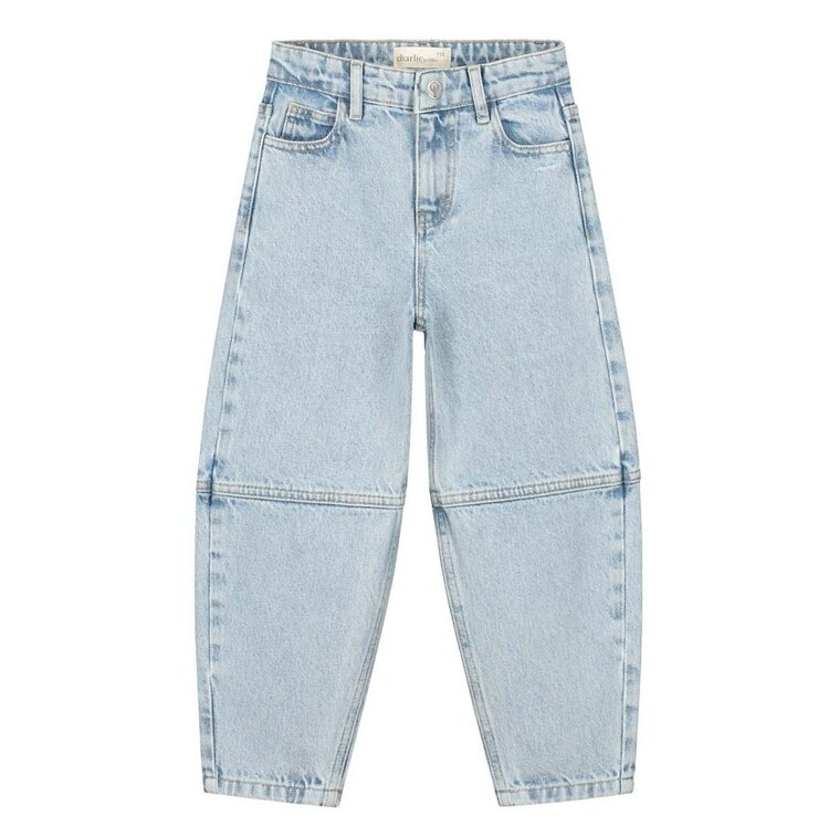 Charlie Petite Lou Balloon Jeans - Snow Blue