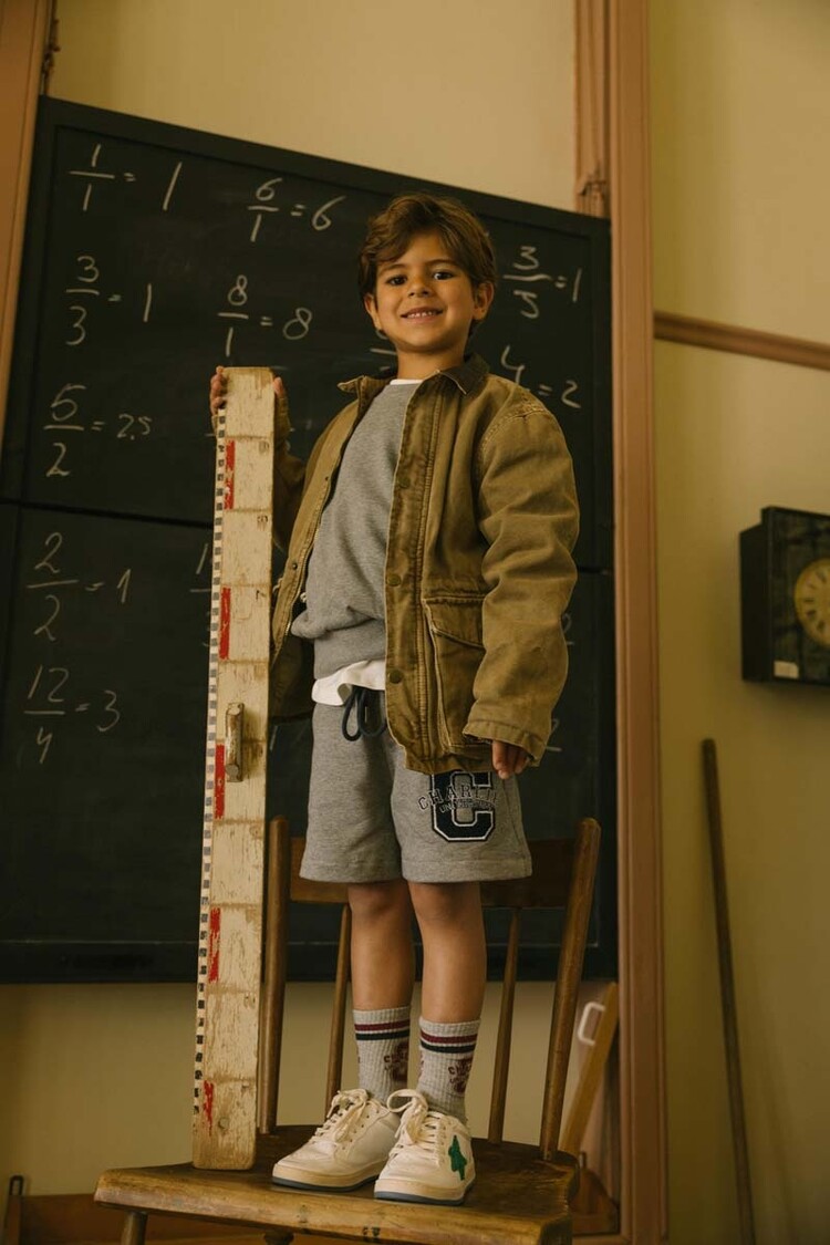 Charlie Petite Paul Short - Grey Melange