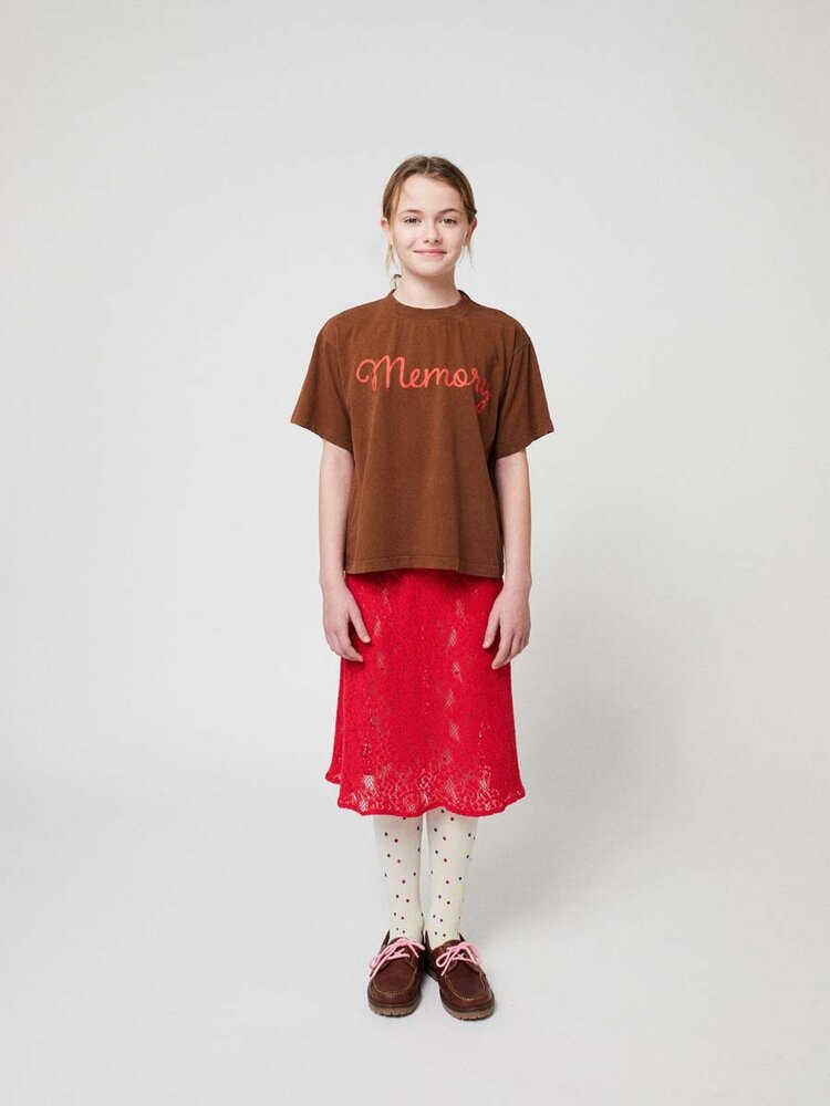 Bobo Choses Lace midi skirt