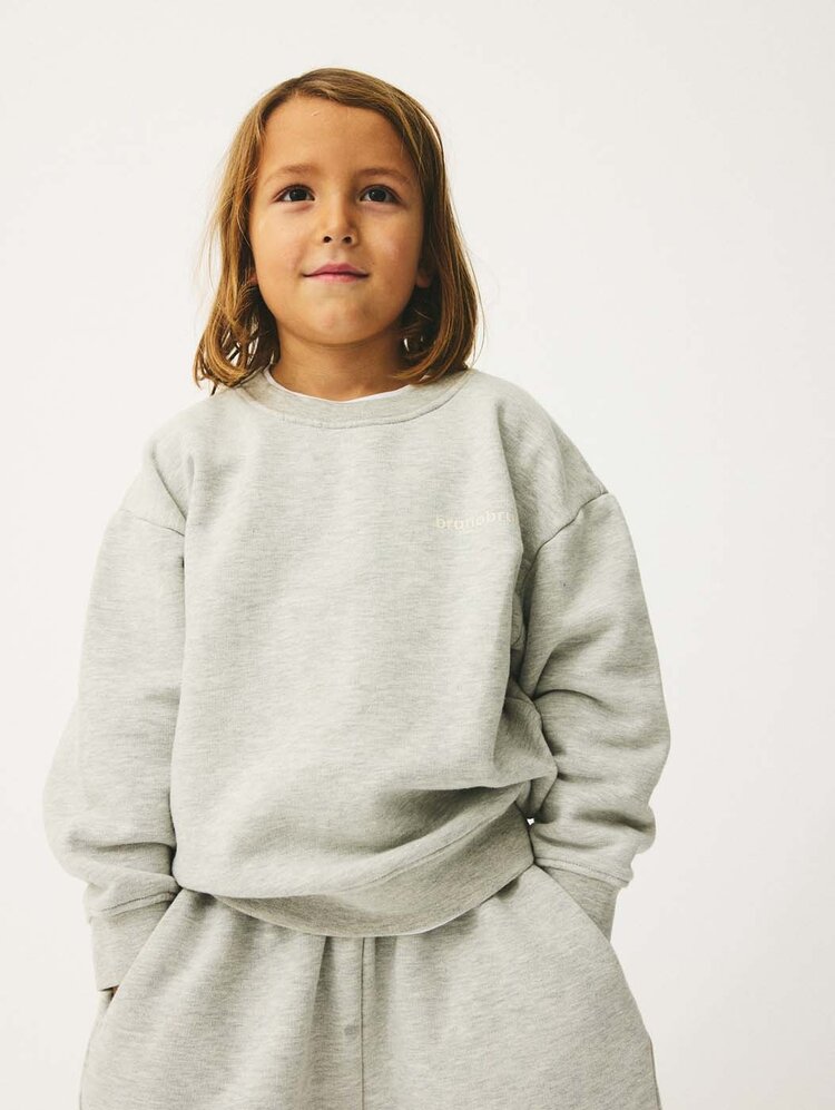 Bruno Bruno Nation Norah Sweatshirt - Light Grey Melange