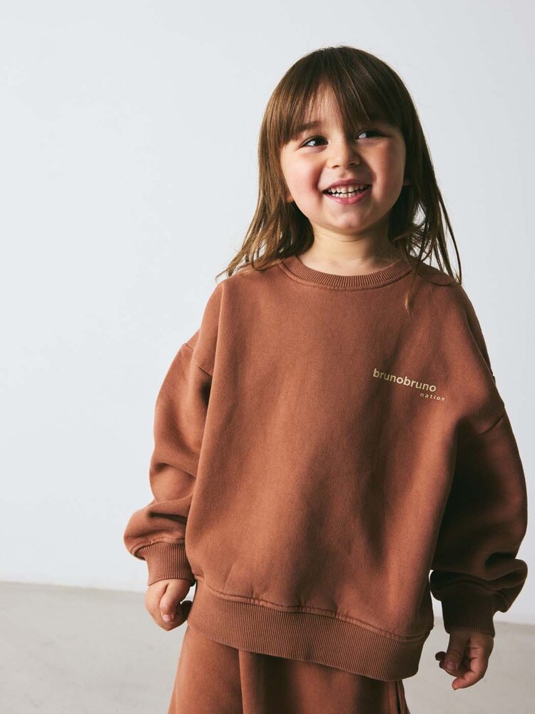 Bruno Bruno Nation Norah Sweatshirt - Clove Bordeaux