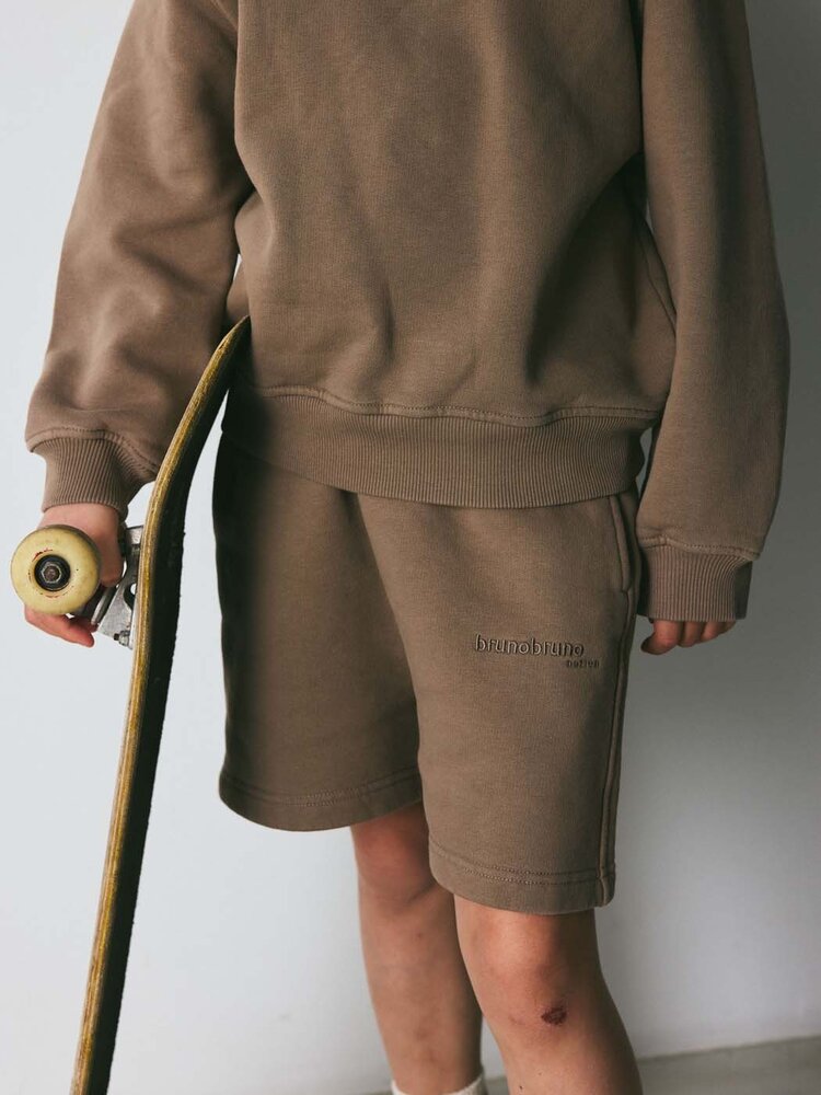 Bruno Bruno Nation Theo Sweatshorts - Walnut Brown