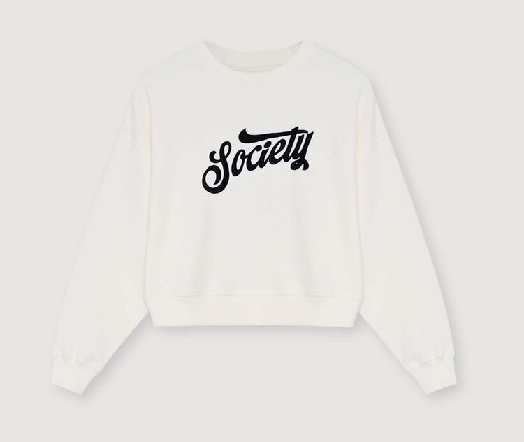The New Society Mazus Teen Sweatshirt - Ecru