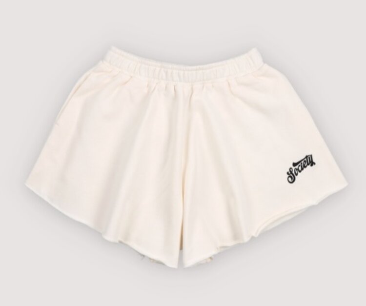 The New Society Mazus Teen Short - Ecru