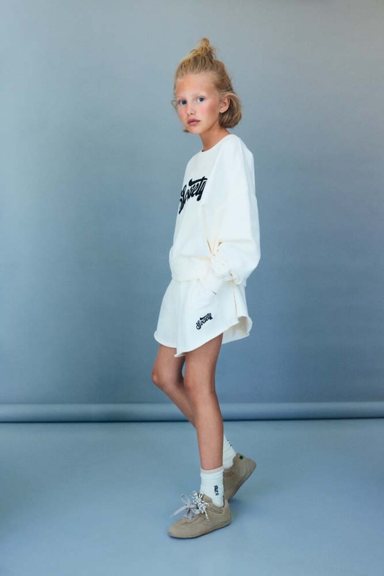 The New Society Mazus Teen Short - Ecru