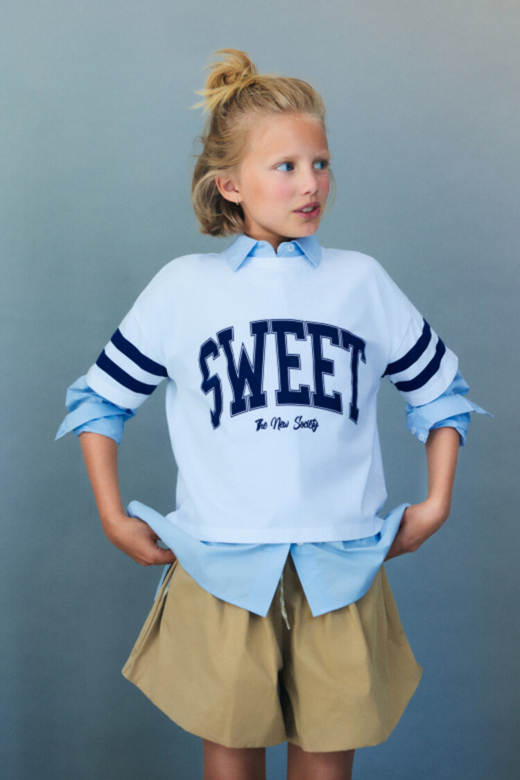 The New Society Gorse Teen Short - Camel Sand